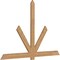 Ekena Millwork Kennewick Timber Gable Bracket, Western Red Cedar, 96"W x 64"H x 1 1/2"D x 5 1/2"F, 16/12 Pitch GBW096X64X0206KEN00SWR - alternate 2